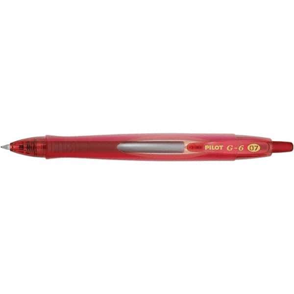 Pilot - Conical Roller Ball Pen - Red - Exact Tool & Supply