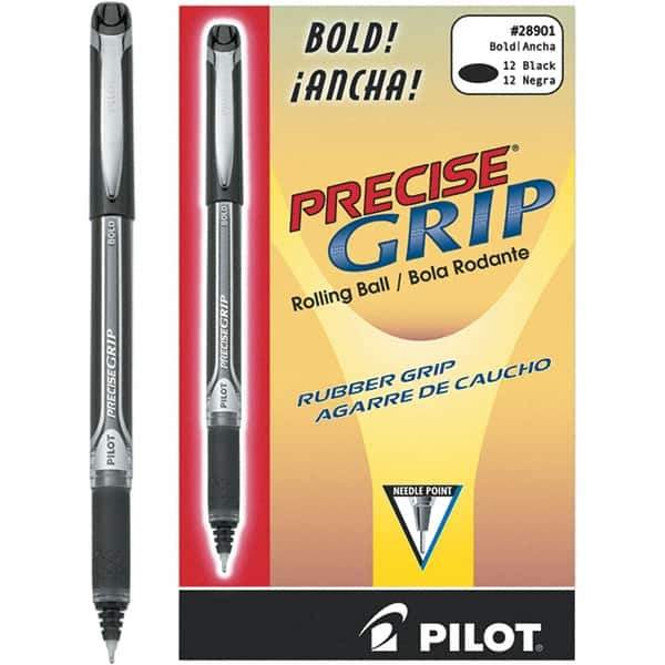 Pilot - Precision Point Roller Ball Pen - Black - Exact Tool & Supply
