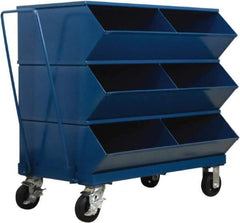 Stackbin - 3 Bin, Shelving Unit with Openings & Base - 37" Wide x 37-7/8" High - Exact Tool & Supply