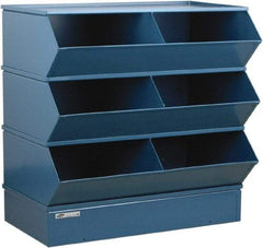 Stackbin - 3 Bin, Shelving Unit with Openings & Base - 37" Wide x 33" High - Exact Tool & Supply