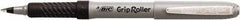 Bic - Conical Roller Ball Pen - Black - Exact Tool & Supply
