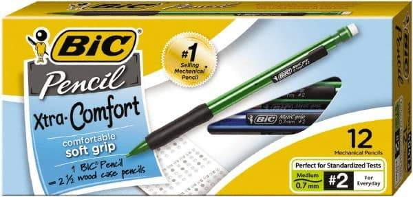 Bic - 0.7mm Lead Mechanical Pencil - Black - Exact Tool & Supply