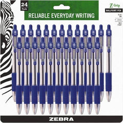 Zebra - Conical Ball Point Pen - Blue - Exact Tool & Supply