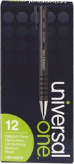 Universal One - Conical Ball Point Pen - Black - Exact Tool & Supply
