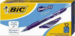 Bic - Conical Roller Ball Pen - Blue - Exact Tool & Supply