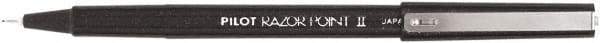 Pilot - Precision Point Marker Pen - Black - Exact Tool & Supply