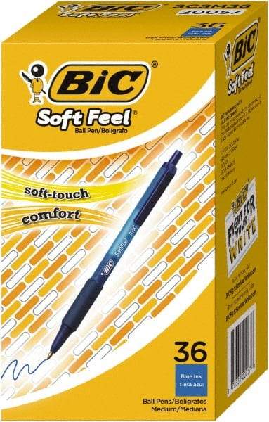 Bic - Conical Ball Point Pen - Blue - Exact Tool & Supply