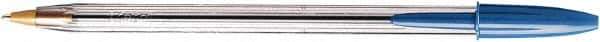 Bic - Conical Ball Point Pen - Blue - Exact Tool & Supply