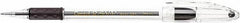 Pentel - Conical Ball Point Pen - Black - Exact Tool & Supply
