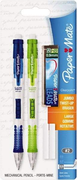 Paper Mate - 0.9mm Lead Mechanical Pencil - Black - Exact Tool & Supply