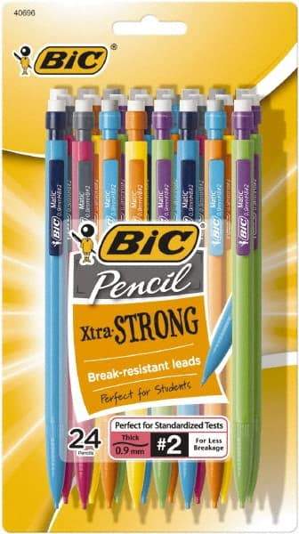 Bic - 0.9mm Lead Mechanical Pencil - Black - Exact Tool & Supply
