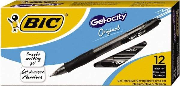 Bic - Conical Roller Ball Pen - Black - Exact Tool & Supply