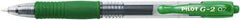 Pilot - Conical Roller Ball Pen - Green - Exact Tool & Supply