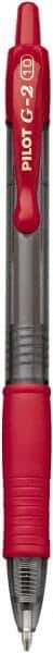 Pilot - Conical Roller Ball Pen - Red - Exact Tool & Supply