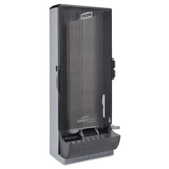 Dixie - Paper & Plastic Cups, Plates, Bowls & Utensils; Breakroom Accessory Type: Cutlery Bin ; Breakroom Accessory Description: Utensil Dispensers-Tower-Knife ; Color: Smoke - Exact Tool & Supply