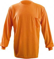 OccuNomix - Size 2XL Hi-Viz Yellow High Visibility Long Sleeve T-Shirt - Exact Tool & Supply