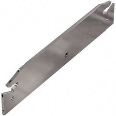 Seco - 21.4mm Blade Height, 1.8mm Blade Width, 120mm OAL, Right Hand Cut, Double End Indexable Cut-Off Blade - 17.5mm Max Depth of Cut, 150.10A Blade, Jetstream Series - Exact Tool & Supply