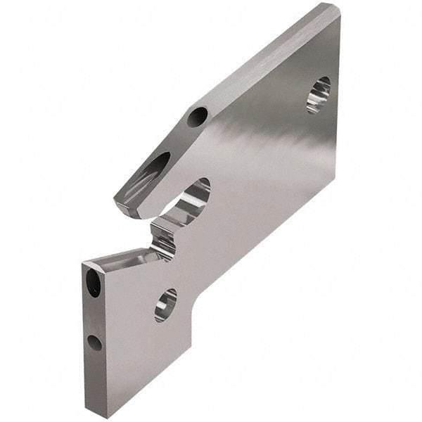 Seco - 15.5mm Blade Height, 2mm Blade Width, 33.1mm OAL, Left Hand Cut, Double End Indexable Cut-Off Blade - 19mm Max Depth of Cut, 150.10A Blade, Jetstream Series - Exact Tool & Supply