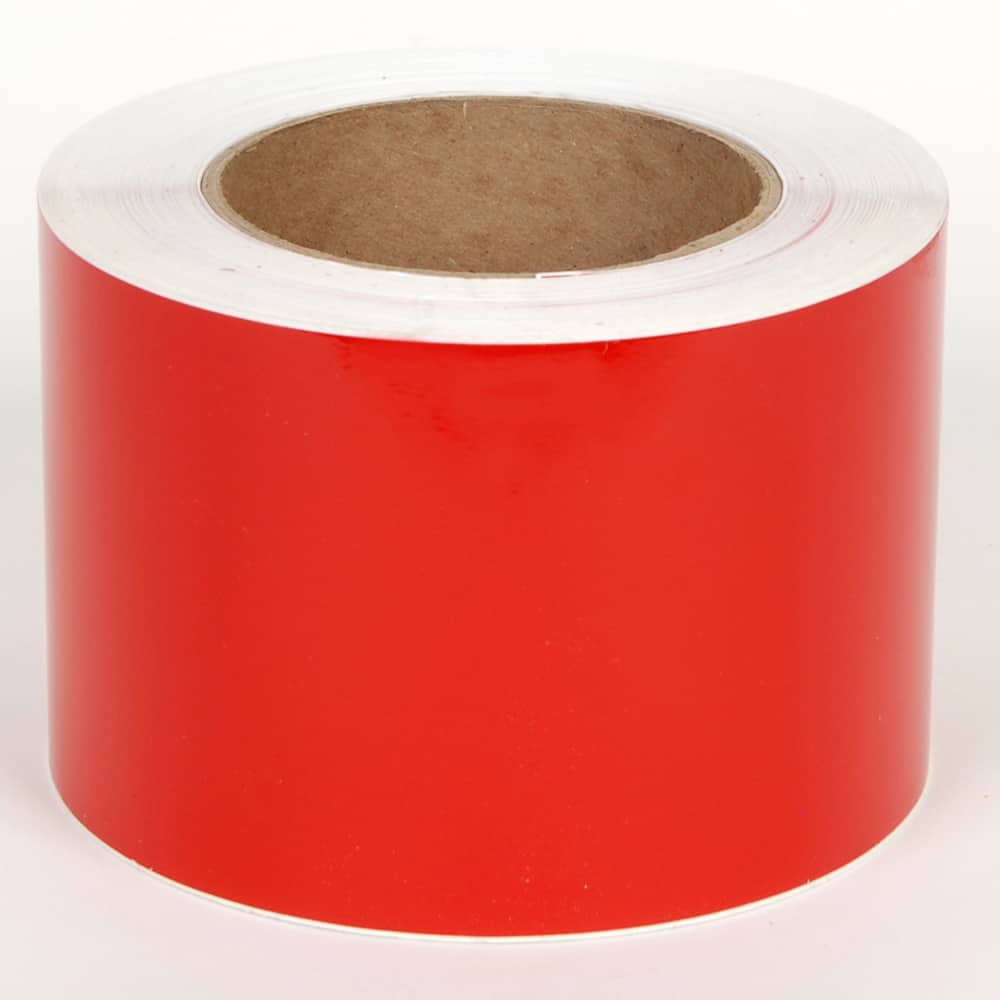Cobra Systems - Labels, Ribbons & Tapes; Type: Vinyl Tape ; Color: Red ; For Use With: VNM8 ; Width (Inch): 9 ; Length (Feet): 150 ; Material: Vinyl - Exact Tool & Supply