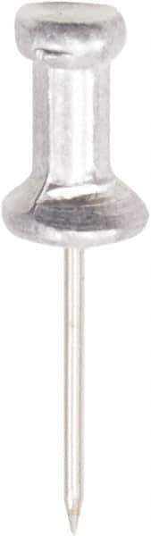GEM - Silver Push Pins - Use with Walls - Exact Tool & Supply