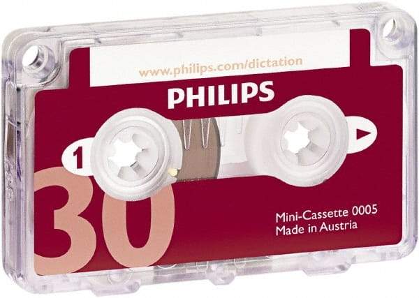 Philips - Cassette - Use with Dictation Recorder - Exact Tool & Supply