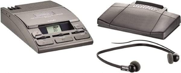 Philips - Gray Cassette - Use with Dictation Recorder - Exact Tool & Supply