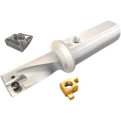 Iscar - 16mm Max Diam, 2.25xD, 36mm Max Drill Depth, 20mm Shank Diam, 94mm OAL, Replaceable Tip Drill - XCMT-MF, XCMT-MG Insert, DRG-MF Toolholder, Series DRG-MF - Exact Tool & Supply