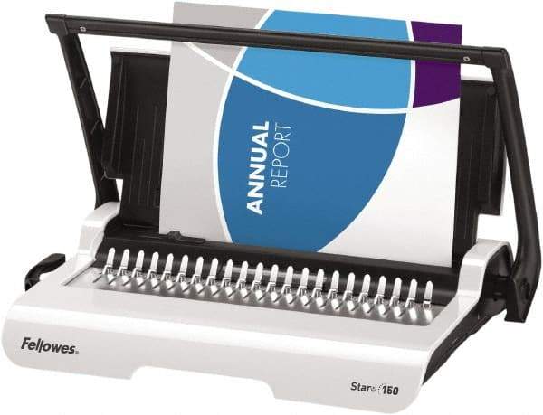 FELLOWES - Binding Machines Type: Manual Sheet Capacity: 150 - Exact Tool & Supply