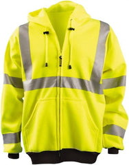 OccuNomix - Size 2XL Hi-Viz Yellow High Visibility Sweatshirt - Exact Tool & Supply