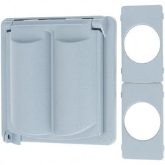 Leviton - Electrical Outlet Box PVC Device Cover - Exact Tool & Supply