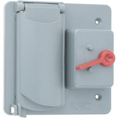 Leviton - Electrical Outlet Box PVC Device Cover - Exact Tool & Supply