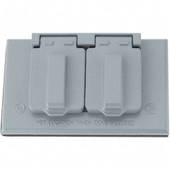 Leviton - Electrical Outlet Box Polycarbonate Device Cover - Exact Tool & Supply