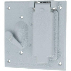 Leviton - Electrical Outlet Box Zinc Device Cover - Exact Tool & Supply