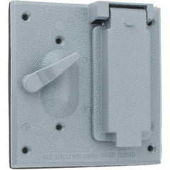 Leviton - Electrical Outlet Box Zinc Device Cover - Exact Tool & Supply