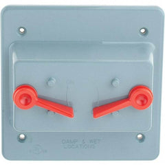 Leviton - Electrical Outlet Box Polycarbonate Device Cover - Exact Tool & Supply