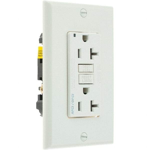 Leviton - GFCI Receptacles Grade: Commercial Color: Light Almond - Exact Tool & Supply