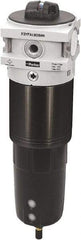 Parker - 3/4" Port Coalescing Filter - Polypropylene Bowl, Automatic Drain, 254 Max psi, 0.01 Micron Rating, 3-1/2" Wide - Exact Tool & Supply