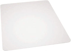 Ability One - 60" Long x 60" Wide, Chair Mat - Rectangular, Beveled Edge Style - Exact Tool & Supply