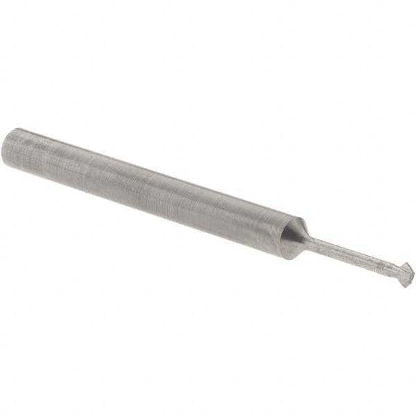 Accupro - 5/64° 5/64" Cut Diam, 0.039" Cut Width, 1/8" Shank, Solid Carbide Double-Angle Cutter - Exact Tool & Supply