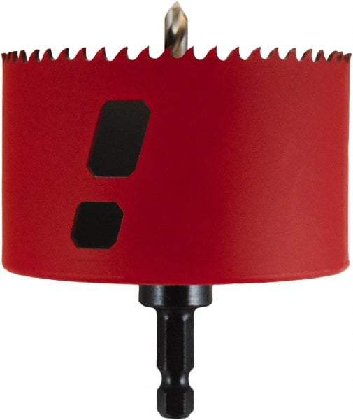 M.K. MORSE - 3-1/4" Diam, 1-15/16" Cutting Depth, Hole Saw - Bi-Metal Saw, Toothed Edge - Exact Tool & Supply
