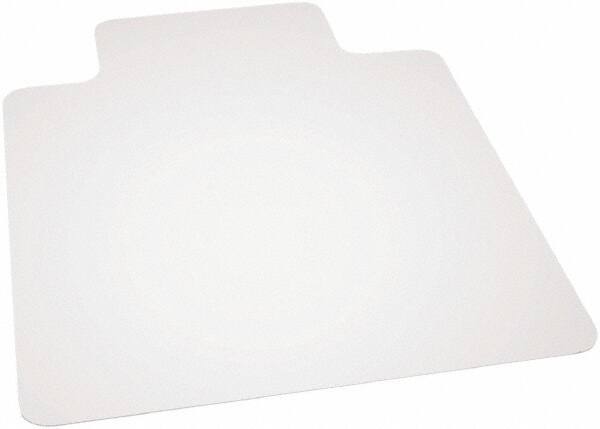 Ability One - 60" Long x 46" Wide, Chair Mat - Rectangular, Beveled Edge Style - Exact Tool & Supply