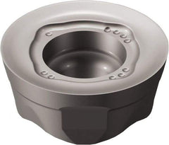 Sandvik Coromant - 6001252 ML Grade 1040 Carbide Milling Insert - TiAlN Finish, 5.2mm Thick, 12mm Inscribed Circle, 6mm Corner Radius - Exact Tool & Supply