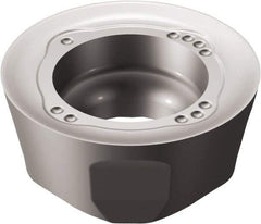 Sandvik Coromant - 6001045 ML Grade 1130 Carbide Milling Insert - AlTiCrN Finish, 4.5mm Thick, 10mm Inscribed Circle, 5mm Corner Radius - Exact Tool & Supply