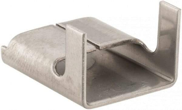 IDEAL TRIDON - Grade 304, Stainless Steel Banding Strap Wing Seal - 3/4" Wide - Exact Tool & Supply