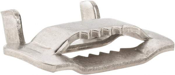 IDEAL TRIDON - Grade 201, Stainless Steel Banding Strap Buckle - 1" Wide - Exact Tool & Supply