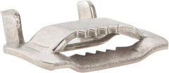 IDEAL TRIDON - Grade 201, Stainless Steel Banding Strap Buckle - 1" Wide - Exact Tool & Supply