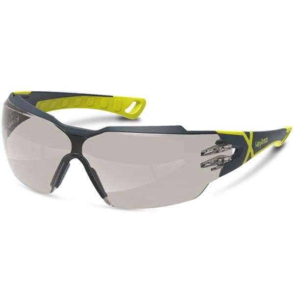 HexArmor - Gray Lenses, Framed Safety Glasses - Exact Tool & Supply