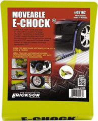 Erickson Manufacturing - 6" Wide x 6" High x 12" Deep, Steel Wheel Chock - For use with E-Track System - Exact Tool & Supply