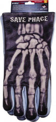 Save Phace - Size L Cotton Lined Leather Heat Resistant Glove - 14" OAL, Band Cuff, Wing Thumb, For General Welding - Exact Tool & Supply