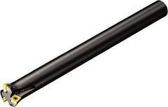 Sandvik Coromant - 4 Inserts, 0.4567" Cutter Diam, 0.85mm Max Depth of Cut, Indexable High-Feed Face Mill - Series CoroMill 415 - Exact Tool & Supply